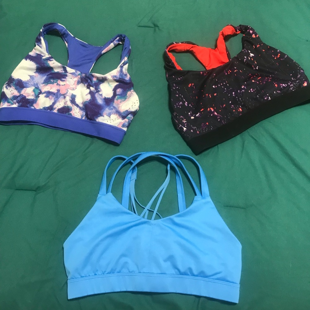Champion Sports Bra Bundle, Sizes Medium and Large (Bra Upper Right)